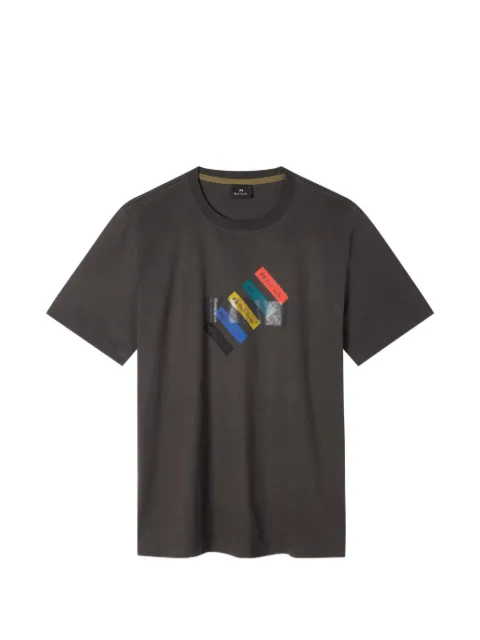 PS Paul Smith print-detail T-shirt Grey M2R011RVP5798