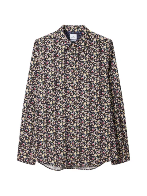 PS Paul Smith floral-print shirt Black M2R149TV22580