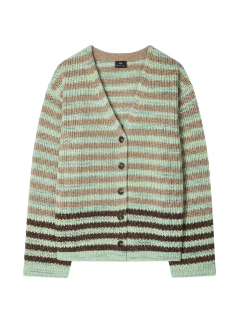 PS Paul Smith striped cardigan Green W2R796NV31414