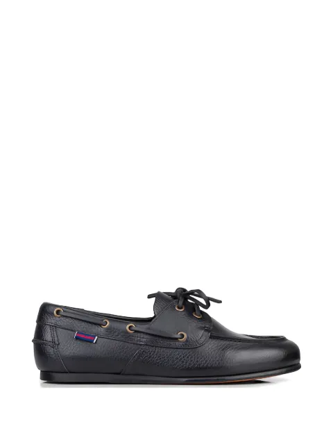 Sebago Owen Tumbled eyelet lace-up loafers Black 72131IW