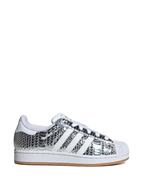 adidas Superstar II lace-up leather sneakers Silver KH9020