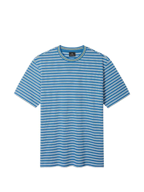 PS Paul Smith striped crew-neck T-shirt Blue 861YV22628