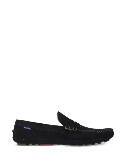 PS Paul Smith chain-detail suede loafers Black M2SJEN01USUE