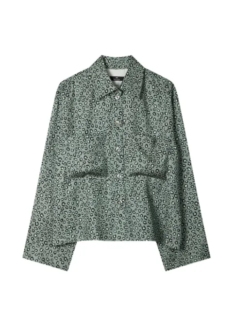 PS Paul Smith animal-print shirt Green W2R391BV31396