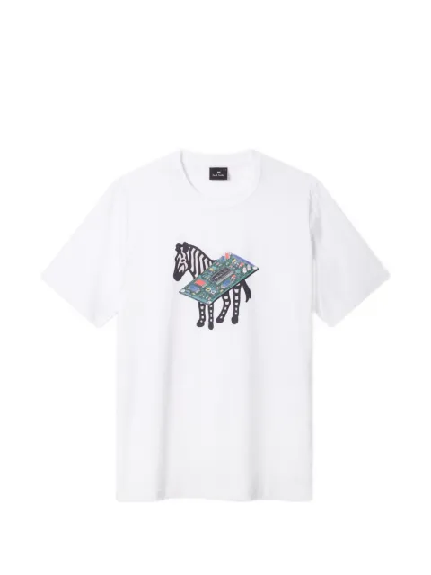 PS Paul Smith zebra print T-shirt White M2R011RVP5801