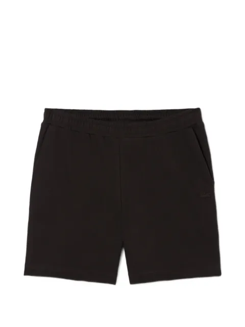 Lacoste embroidered-logo cotton shorts Brown GH1973