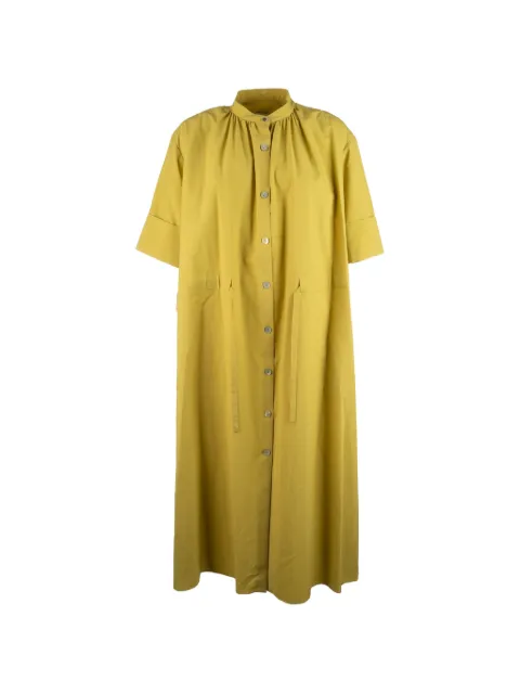 Paul Smith gathered shirt dress Yellow W1R713DV11109