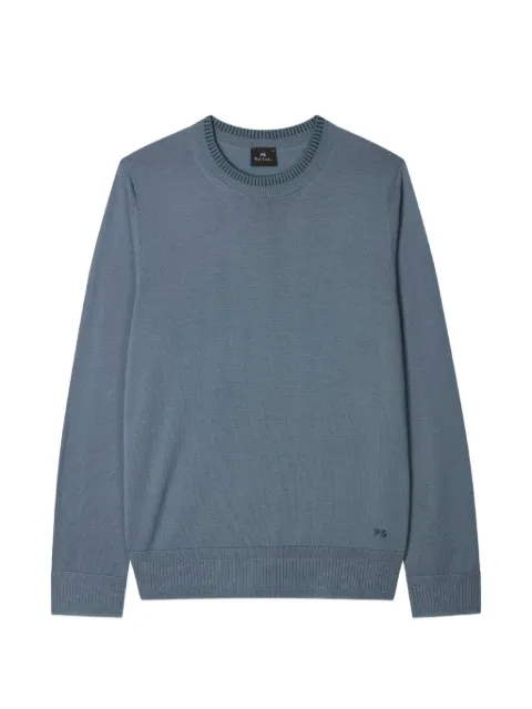 PS Paul Smith crew-neck wool sweater Blue M2R302ZT21861