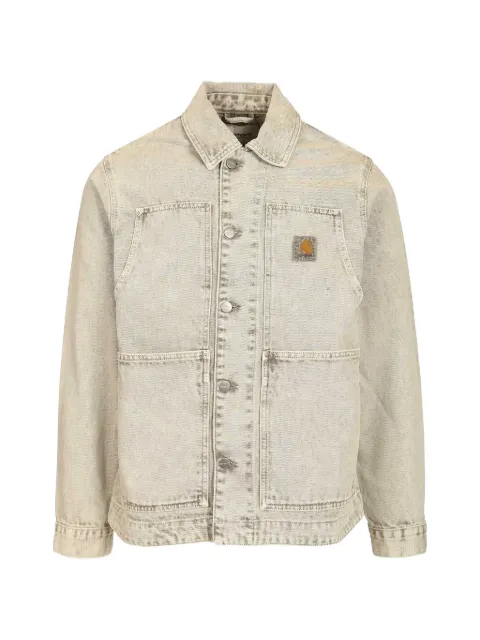 Carhartt WIP logo-patch jacket Neutrals I036496