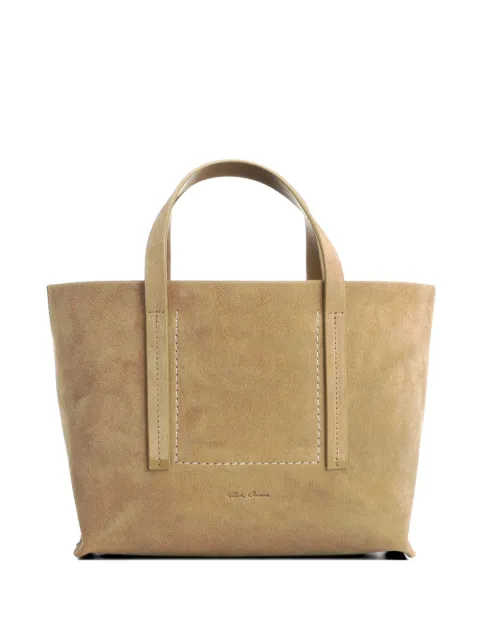 Rick Owens mini Shopper tote bag Neutrals RA01F0864