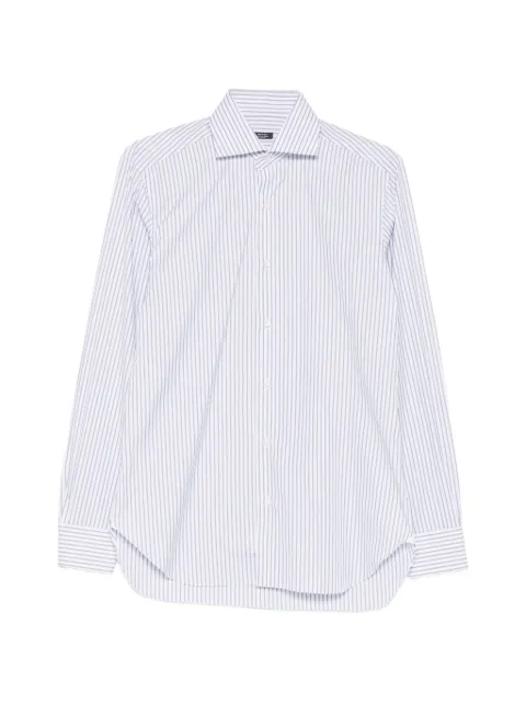 Barba striped shirt White I1U13P01