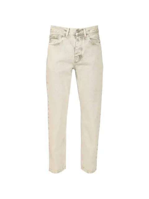 Carhartt WIP Newel logo-patch jeans Neutrals I036498