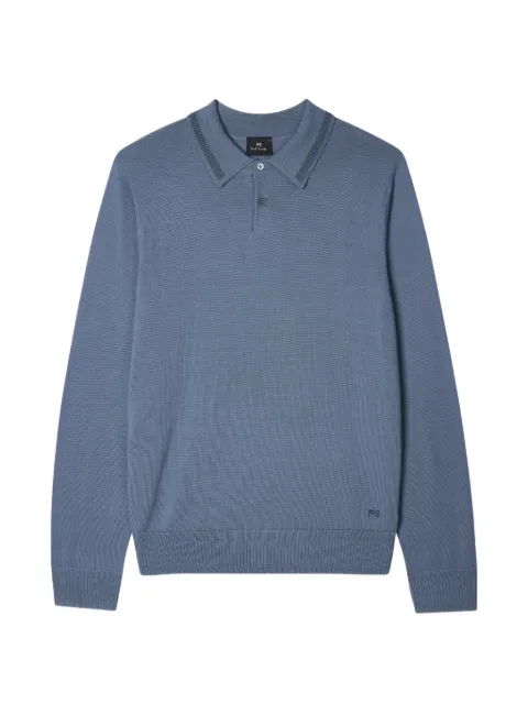 PS Paul Smith logo-detail polo shirt Blue M2R303ZT21861