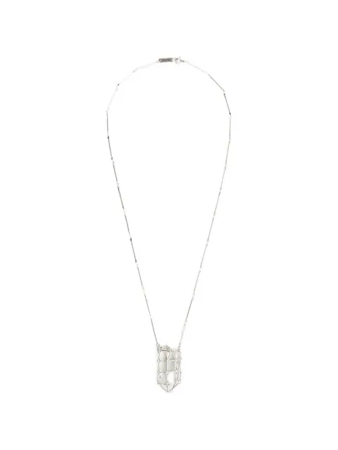 ISABEL MARANT Rock Crystal necklace Silver SA0021FAD2B03B