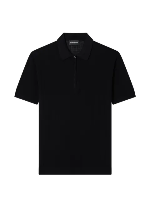 Emporio Armani zip fastening sweater Black EM004305AF23761