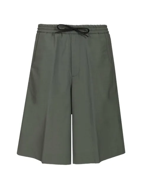 Nine In The Morning drawstring shorts Green BAS19