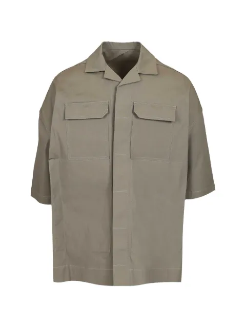 Rick Owens Magnum Tommy flap-pocket shirt Grey RU01F2298TE