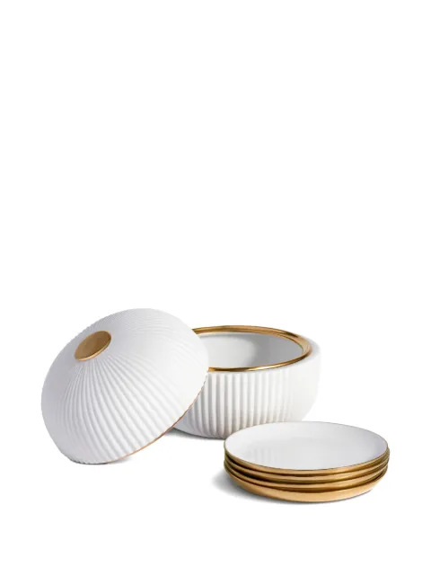 L'Objet Ionic plate (four-person setting) White IO101