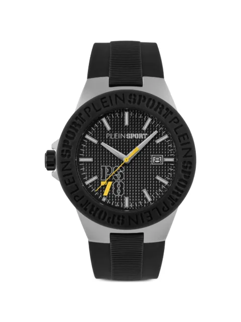 Plein Sport Calu 46mm Vortex watch Black PSRGA0226
