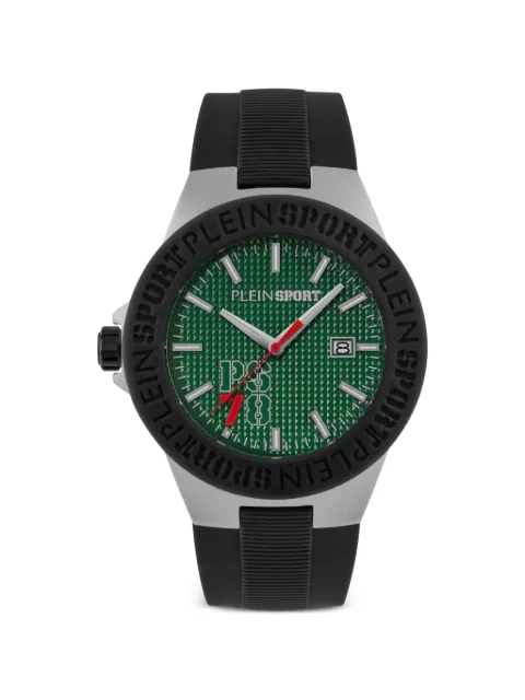 Plein Sport Calu 46mm Vortex watch Green PSRGA0326