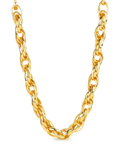 Federica Tosi Lace Rose chain necklace Gold FT26LA16098