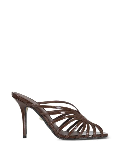 Alevì strappy pearl pumps Brown L26SE0011261X29