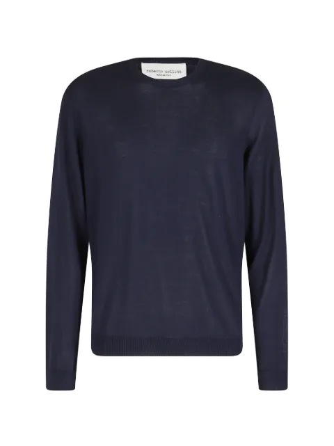 Roberto Collina crew neck sweater Blue 261MYA10001