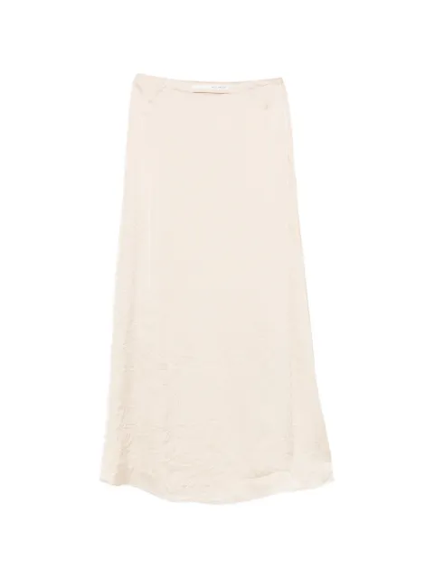 Isabel Benenato wrinkled maxi skirt Neutrals DW953S26
