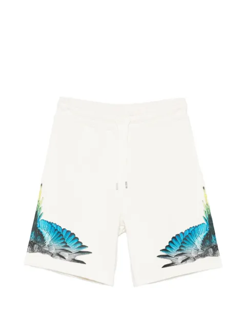 COUNTY OF MILAN wings print shorts Neutrals S6CMMABE026