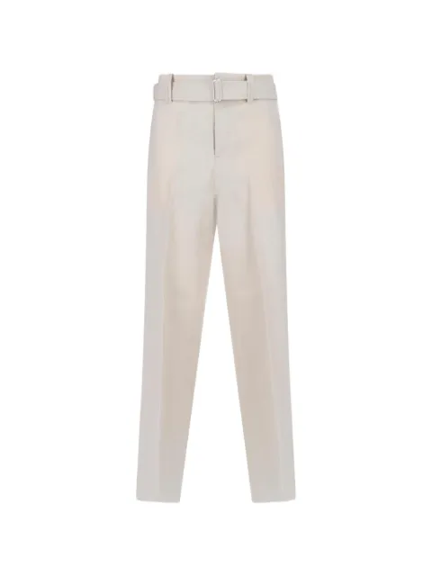 Lardini belted trousers Neutrals PAINDROPAIF66408