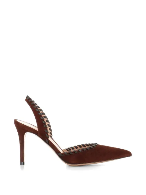 Gianvito Rossi braided pumps Brown ZAIRASLING