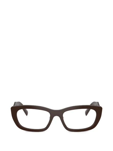 Prada Eyewear clear-lense glasses Brown PRD09V