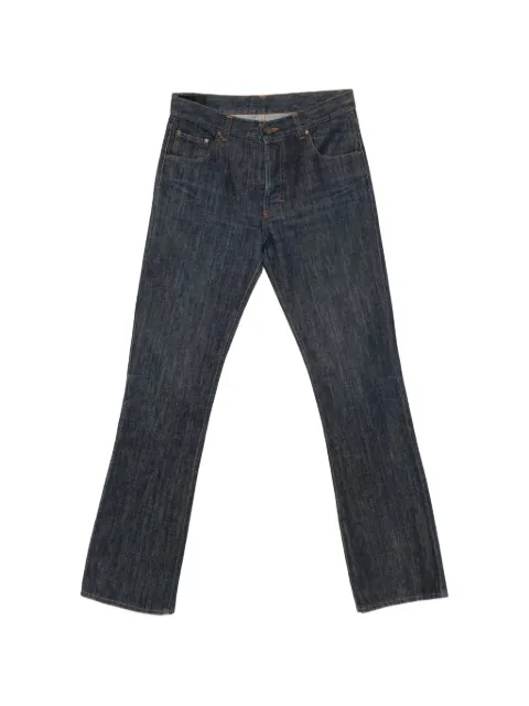 Alexander McQueen Pre-Owned 2000s embroidery jeans Blue MQ380ASE