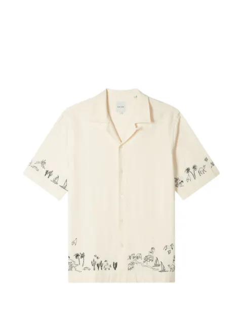 Paul Smith pattern shirt Neutrals M1R905UEV03036