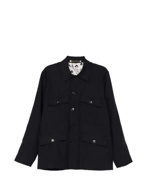 Paul Smith button patch pocket jacket Black M1R837ZV01427