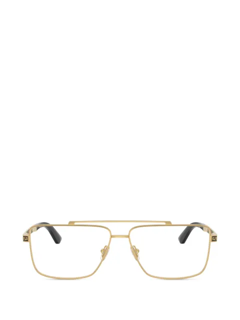 Versace Eyewear rectangle-frame glasses Gold VE1315