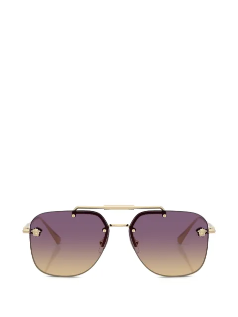 Versace Eyewear medusa browline sunglasses Gold VE2296