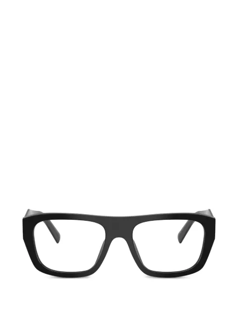 Prada Eyewear logo-detail glasses Black PRD07VU16K1O1