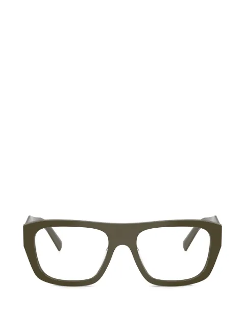 Prada Eyewear logo-detail glasses Green PRD07VU