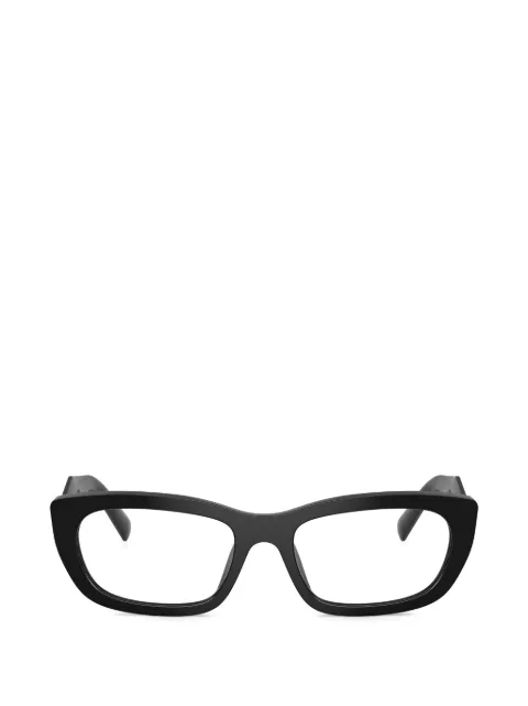 Prada Eyewear logo-detail glasses Black PRD09V