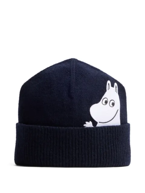Patou x Moomin ribbed beanie hat Blue AC12480645088