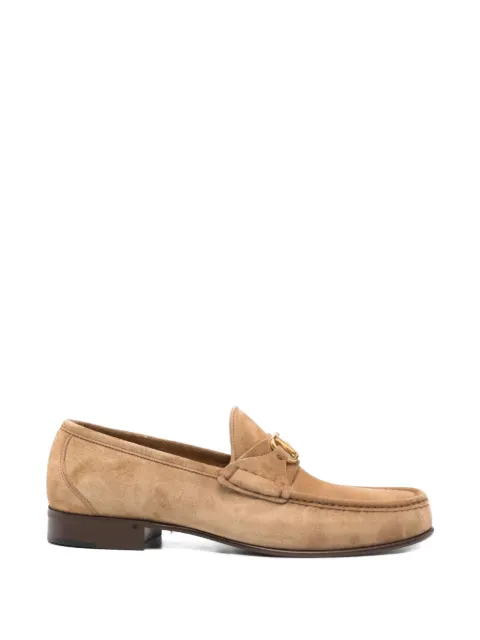 Valentino Garavani suede loafers Neutrals YS0J68UZM