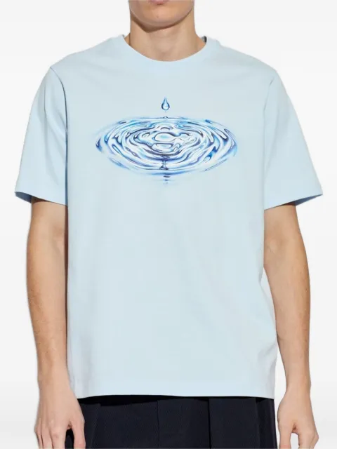 Casablanca water monogram T-shirt Blue MSP26JTS04405