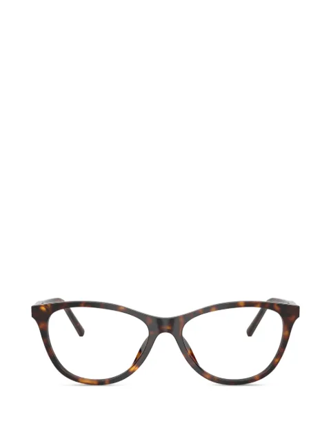 Dolce & Gabbana Eyewear oval-frame glasses Brown DG3443