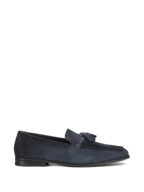 Doucal's tassel suede loafers Blue DU3383NOTTUY260NB15