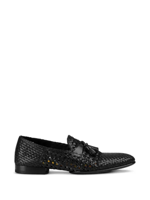 Doucal's tassel-detail leather loafers Black DU3522TAORUZ276NN00