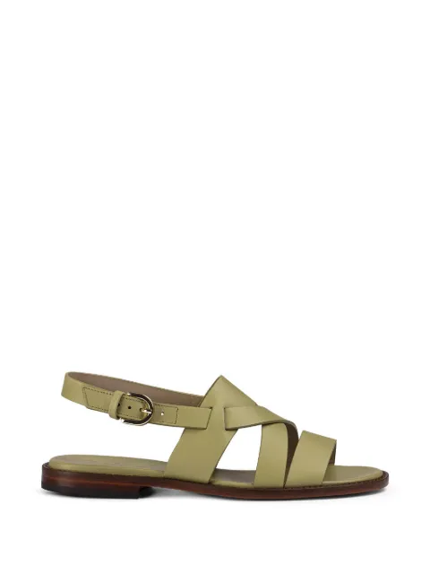 Doucal's leather sandals Green DD8775MARNUF073MV39