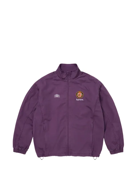 Supreme x Umbro zip-up cotton track jacket Purple SU27023