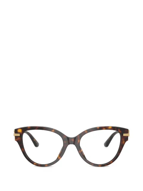 Dolce & Gabbana Eyewear cat-eye glasses Brown DG3438
