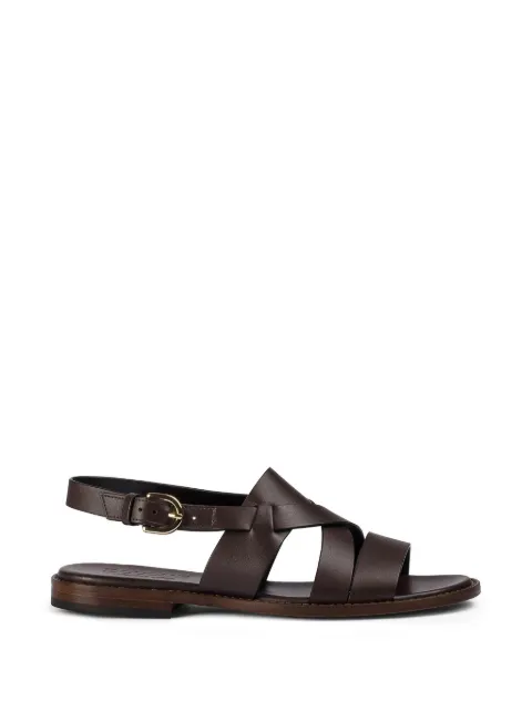 Doucal's multi-strap leather sandals Brown DD8775MARNUF073MM06